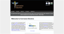 Desktop Screenshot of corrosion-doctors.org