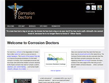 Tablet Screenshot of corrosion-doctors.org